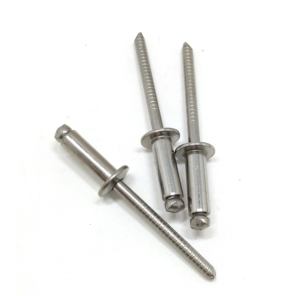 A2/A2 Stainless Steel 304 Rivets Stainless Steel Break Mandrel Blind Rivets Open Type Blind Rivets